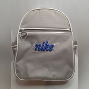 Nike Futura 365 Mini Gray Blue Backpack Small Bag Travel Sportswear